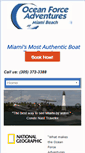 Mobile Screenshot of oceanforceadventures.com